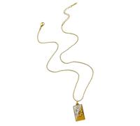 [Fpbiagoq] Moda Tarot Tarot Collar de Acero Inoxidable Sólido Accesorios Portátiles Amantes Zodiacs Disfraz Zodiacs Collar con Incrustación de Zodiacs, フリーサイズ, Como se describe en la descripción, Sin