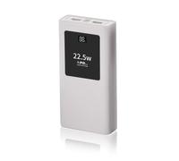 Fpbiagoq PowerBanks - Kit de carcasa de 20000 mAh, cargador móvil, cable integrado, PD22.5W, pantalla LCD, carcasa de batería desmontable