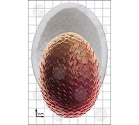 FPC Sugarcraft Molde de silicona para huevo de dragón (extragrande)