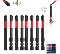 Fph2 Bits, Fph2 Impact Screwdriver Bit Set, Impact Screwdriver Bit Set for Electricians,1/4 Inch Hex Shank Magnetic Cross Slot Screw Driver Drill Bits for Circuit Breakers