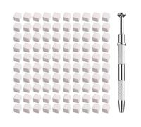 FPHADO 100 Uds. Esponja para Decoración Uñas, Esponjas Suaves, Herramientas Estampación para Decoración Uñas con Gradiente, Herramientas Agarre Esponja para Uñas DIY Que Desvanecen Color