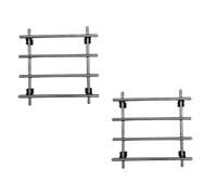 FPHADO 2 Salvamanteles de Acero Inoxidable para Ollas, Mesa, Almohadillas Calientes, Salvamanteles para Ollas, Rejilla de Enfriamiento, Soporte para Ollas y Sartenes para Cocinar