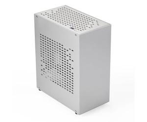 FPHADO A07 Mini ITX Caja de Computadora Chasis HTPC Caja de Host Caja USB3.0 ITX Chasis de Computadora Personal Caja de Escritorio Plata