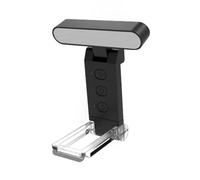 FPHADO Luz de lectura plegable con clip USB, luz de lectura LED, portátil, recargable, 6 brillos regulables, color negro