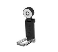 FPHADO Luz de lectura plegable con clip USB, luz de lectura LED, portátil, recargable, 6 brillos regulables, color negro A