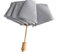 FPHADO Paraguas de Protección Solar de Doble Capa de Goma Negro Paraguas de Sol Profesional Anti-Ultravioleta Sombrilla Femenina C