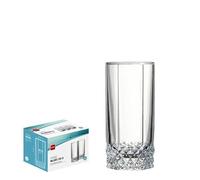 FPLUS 29 cls vaso tallado whisky alto mod blues cok - caja 6 unidades