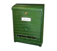 FPLUS Buzon 1060-5 Revistero Plástico Verde Montaje en Pared Rack de Almacenamiento Letter Rack Verde