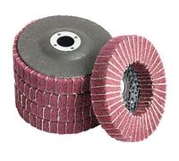 FPPO 5 discos pulidores de fibra de nailon de 4.5 pulgadas x 7/8 pulgadas, rueda de pulido para amoladora de ángulo, herramientas de pulido (grano 240)