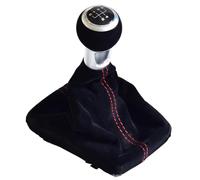 FPQOVV G Compatible con A3 S3 8V 2014 2015 2016 2017 2018 2019 2020 Perilla De Cambio De Marchas Cabeza De Palo Palanca De Cambio De Caja De Cambios(5 Speed-Black)