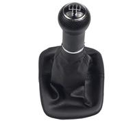 FPQOVV G Compatible con VW para Polo 6N2 1999 2000 2001 5 para Palanca De Cambios De Velocidad, Pomo De Cambio De Marchas para Coche, Pomo De Cambio De Marchas(5 Speed-Black)