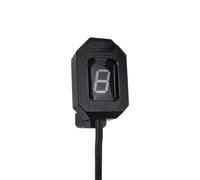 FPQOVV Moto Indicador Cambio Compatible con Ducati para Scrambler 400 2016 2017 para Scrambler Sixty2 2020 Indicador De Marcha De Motocicleta 1-6 Medidor De Marcha Digital Accesorios(Red with Shell)