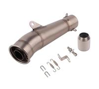 FPQOVV Tubo Escape Motocicleta Compatible con para Z250 Tubo para Escape Universal para Motocicleta Silenciador De Carreras Modificado Extraíble(Type A)