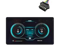 Fpreeza H8 - Medidor LCD para bicicleta eléctrica, 24 V, 36 V, 48 V, 60 V, E, scooter, pantalla LCD para bicicletas eléctricas, accesorios SM de 5 pines