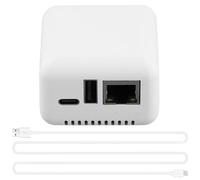 Fpreeza Mini servidor de impresión P330 USB 2.0, conexión de cable de impresión fácil, mini servidor de impresión en la nube NP330