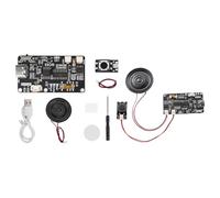 Fpreeza Módulo de sonido grabable con descarga de MP3 tipo C para caja de regalo, tarjeta de Navidad, cumpleaños, música, cubierta de pared B