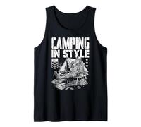 FPS Gamer Divertido Estilo Camping Militar Videojuego Jugador Camiseta sin Mangas