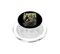 FPS Gamer Divertido Estilo Camping Militar Videojuego Jugador PopSockets PopGrip para MagSafe