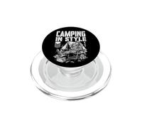 FPS Gamer Divertido Estilo Camping Militar Videojuego Jugador PopSockets PopGrip para MagSafe