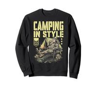 FPS Gamer Divertido Estilo Camping Militar Videojuego Jugador Sudadera