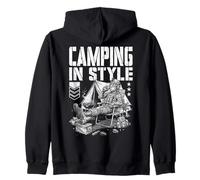 FPS Gamer Divertido Estilo Camping Militar Videojuego Jugador Sudadera con Capucha