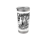 FPS Gamer Divertido Estilo Camping Militar Videojuego Jugador Vaso térmico de acero inoxidable de doble pared