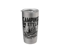 FPS Gamer Divertido Estilo Camping Militar Videojuego Jugador Vaso térmico de acero inoxidable de doble pared