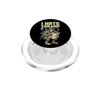 FPS Gamer Funny I Hate This Map, Reproductor de Videojuegos Militar PopSockets PopGrip para MagSafe