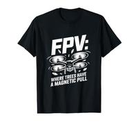 FPV: Donde los árboles Tienen un tirón magnético Camiseta gráfica económica