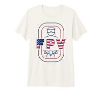 FPV Drone & Bandera Americana - Quadcopter USA Pilot Patriotic Camiseta Premium