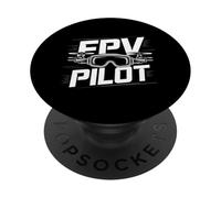 FPV Drone FPV Pilot Racing Freestyle de Cuatro rotores PopSockets PopGrip Adhesivo