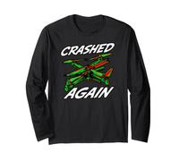 FPV Drone Pilot Quadcopter Crashed Again Manga Larga