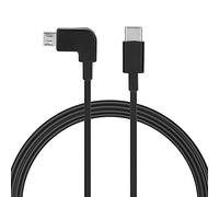 FPV Goggles USB Data Cable Gafas de vuelo Pantalla en tiempo real Negro 1m