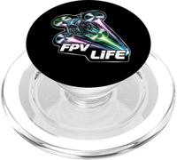 FPV Life Racing Drone Pilot First Person View Quadcopter PopSockets PopGrip para MagSafe
