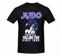 FPVAWKBL Judo Men's O-Neck T Shirt Me and Your First Lesson S-4XLfree Shirt Graphic Homme O-Neck Top