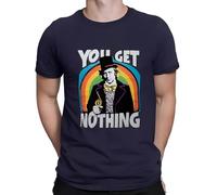 FPVAWKBL Willy Wonka 'You Get Nothing' T-Shirt - A Sweet Slice of Sarcasm Dark Blues