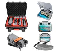 FPVtosky Air 3S Kit de accesorios 5 en 1, incluye funda rígida, cordón para el cuello, protector de pantalla, cubierta protectora para parasol, soporte de hélice