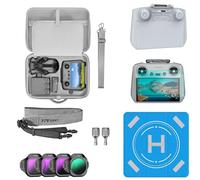 FPVtosky Bolsa para dji Mini 5 Pro, Bolsa de Viaje rígida portátil para dji Mini 5 Pro Fly More Combo, Bolsa de Almacenamiento de Piel sintética para Controlador RC 2 Accesorios (7 en 1)