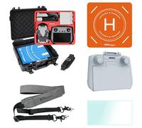 FPVtosky Drone Mini 4 Pro Accesorios 5-IN-1 Kit, Dual Layer Mini 4 Pro maleta, almohadilla de aterrizaje, cordón protector de pantalla, cubierta parasol para DJI Min 4 Pro
