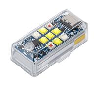 FPVtosky Luz de flash para drones, luz de flash LED verde para DJI Lito X1/Mini 3/4/4K/5 Pro/Neo 2/Avata 2/Mavic 4 Pro/Air 3S, accesorio estroboscópico para todos los drones (1 unidad)