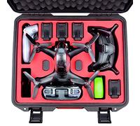 FPVtosky Maleta Profesional para dji FPV - Estuche de Transporte para dji FPV Fly More Combo - Capacidad para 5 Baterías, 2 Juegos de Hélices [Drones y Accesorios No Incluidos]