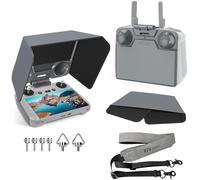 FPVtosky Parasol para parasol RC 2 con cordón para DJI Lito X1/Mini 5 Pro/Mini 4 Pro/Air 3S/Avata 360, protector de pantalla para controlador RC2, kit incluye cubierta de parasol RC 2, cordón RC 2