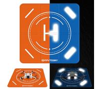 FPVtosky Plataforma de Aterrizaje Reflectante Nocturna para Drones,Grande,Plegable,Impermeable,Plataforma de Aterrizaje Reversible, para Drones DJI Mavic 3/Mini 4 Pro/Air 3/Avata/FPV/Phantom