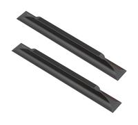FQFLXY6589 2 Piezas Manijas de Cajones Aleación de aluminio,Tiradores de Puerta de Cajón,Armarios,Perilla de Muebles,Manillas Cocinas,Mueble zapatero,Armario para vino,Guardarropa (150mm,Negro)