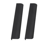 FQFLXY6589 2 Piezas Tiradores de Muebles,Manijas en Cocinas,Ahorro de espacio Manijas de Cajones Aluminio,Tiradores de Puerta de Cajón,Tiradores Ocultos Armarios,Armario para vino (1200mm,Negro)