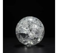 FQHIDMOMX 1 Bola de Cristal 4 cm con Forma grieta Hielo, Redonda, for decoración, Productos rocalla, Fuente, bonsái, artesanías y Regalos