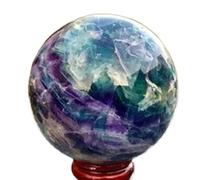 FQHIDMOMX 1 Bola de Cristal Cuarzo fluorita Colores (800-850 g)