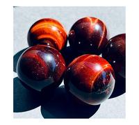 FQHIDMOMX 1 Bola de Piedra Ojo Tigre Rojo 4-5 cm