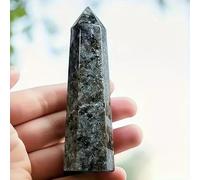 FQHIDMOMX 1 Columna de Cristal Piedra Llama Vibrante 15-17 cm con fascinantes Llamas anaranjadas y Amarillas