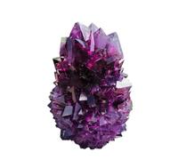 FQHIDMOMX 1 racimo de Cristales octaédricos alumbre púrpura 12-15 cm